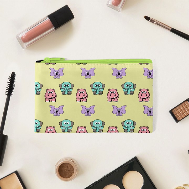 Animals Pastel Children Colorful Cosmetic Bag (XS)