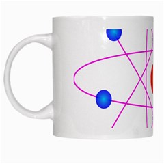 Atom Model Vector Clipart White Mugs by Nexatart