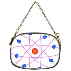 Atom Model Vector Clipart Chain Purses (one Side)  by Nexatart