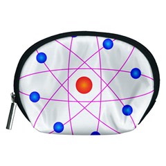 Atom Model Vector Clipart Accessory Pouches (medium)  by Nexatart