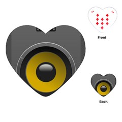 Audio Loadspeaker Activ Playing Cards (heart)  by Nexatart