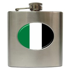 Palestine Flag Hip Flask (6 Oz) by Nexatart