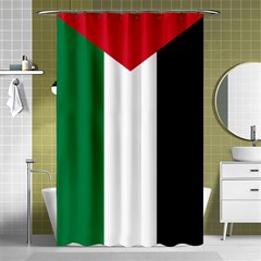 Palestine Flag Shower Curtain 48  X 72  (small)  by Nexatart