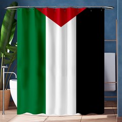 Palestine Flag Shower Curtain 60  X 72  (medium)  by Nexatart