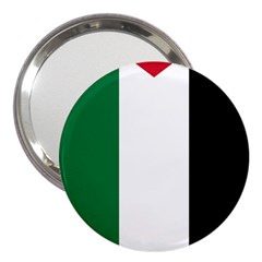 Palestine Flag 3  Handbag Mirrors