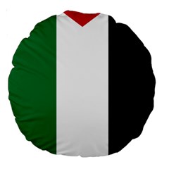 Palestine Flag Large 18  Premium Round Cushions by Nexatart