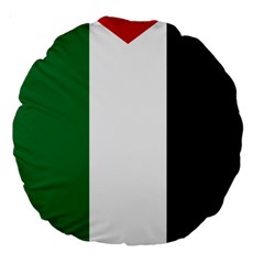 Palestine Flag Large 18  Premium Flano Round Cushions by Nexatart