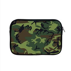 Camouflage Green Brown Black Apple Macbook Pro 15  Zipper Case by Nexatart