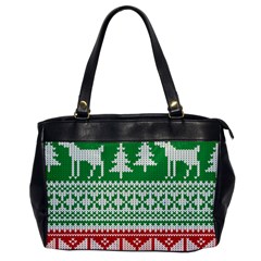 Christmas Jumper Pattern Office Handbags by Nexatart