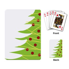 Christmas Tree Christmas Playing Card by Nexatart