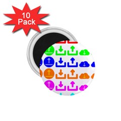 Download Upload Web Icon Internet 1 75  Magnets (10 Pack)  by Nexatart