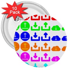 Download Upload Web Icon Internet 3  Buttons (10 Pack)  by Nexatart