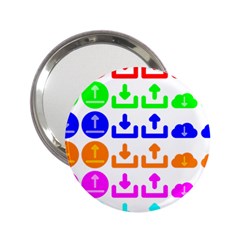 Download Upload Web Icon Internet 2 25  Handbag Mirrors by Nexatart