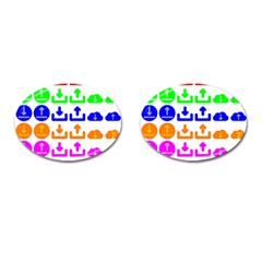 Download Upload Web Icon Internet Cufflinks (oval) by Nexatart