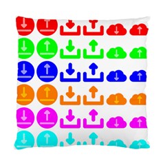 Download Upload Web Icon Internet Standard Cushion Case (two Sides) by Nexatart