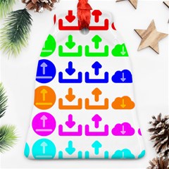 Download Upload Web Icon Internet Bell Ornament (two Sides) by Nexatart