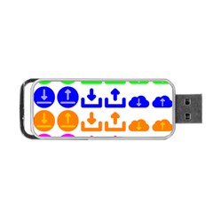 Download Upload Web Icon Internet Portable Usb Flash (two Sides) by Nexatart