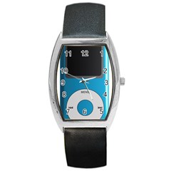 Digital Mp3 Musik Player Barrel Style Metal Watch by Nexatart