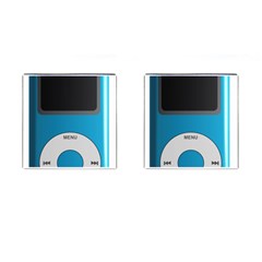 Digital Mp3 Musik Player Cufflinks (square) by Nexatart