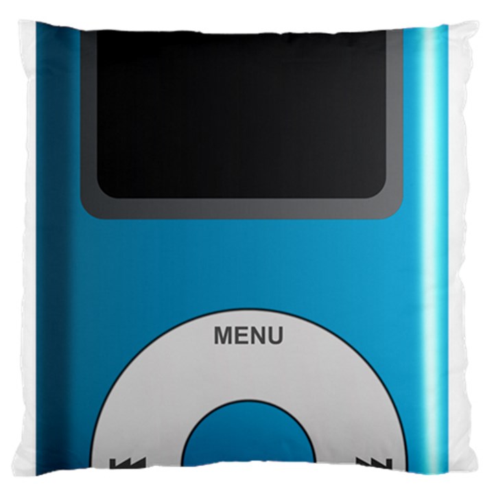 Digital Mp3 Musik Player Large Flano Cushion Case (One Side)