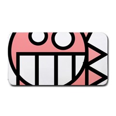 Dragon Head Pink Childish Cartoon Medium Bar Mats by Nexatart