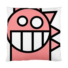 Dragon Head Pink Childish Cartoon Standard Cushion Case (one Side) by Nexatart