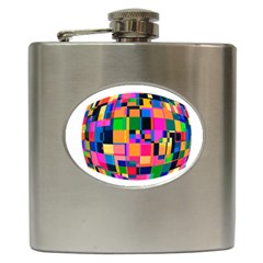 Color Focusing Screen Vault Arched Hip Flask (6 Oz) by Nexatart