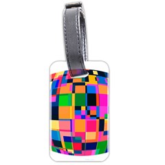 Color Focusing Screen Vault Arched Luggage Tags (two Sides) by Nexatart