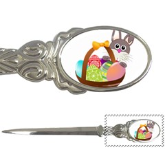 Easter Bunny Eggs Nest Basket Letter Openers by Nexatart