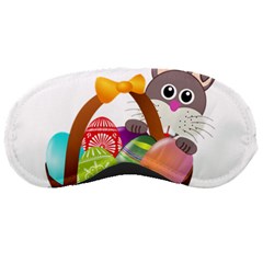 Easter Bunny Eggs Nest Basket Sleeping Masks by Nexatart