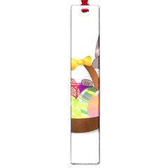 Easter Bunny Eggs Nest Basket Large Book Marks by Nexatart