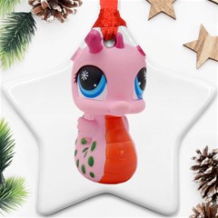 Dragon Toy Pink Plaything Creature Ornament (star) by Nexatart