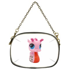 Dragon Toy Pink Plaything Creature Chain Purses (one Side)  by Nexatart