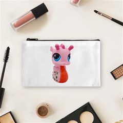 Dragon Toy Pink Plaything Creature Cosmetic Bag (small)  by Nexatart