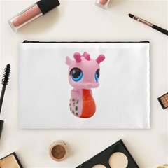 Dragon Toy Pink Plaything Creature Cosmetic Bag (large)  by Nexatart