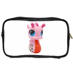 Dragon Toy Pink Plaything Creature Toiletries Bags by Nexatart