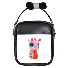 Dragon Toy Pink Plaything Creature Girls Sling Bags by Nexatart