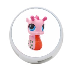 Dragon Toy Pink Plaything Creature 4-port Usb Hub (two Sides)  by Nexatart