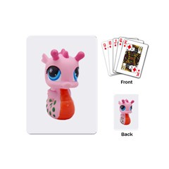 Dragon Toy Pink Plaything Creature Playing Cards (mini)  by Nexatart