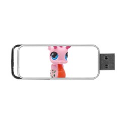 Dragon Toy Pink Plaything Creature Portable Usb Flash (two Sides) by Nexatart