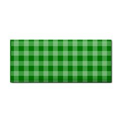 Gingham Background Fabric Texture Cosmetic Storage Cases by Nexatart