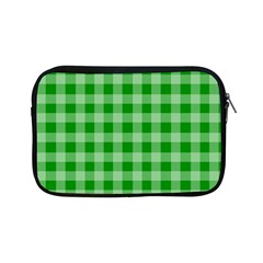 Gingham Background Fabric Texture Apple Ipad Mini Zipper Cases by Nexatart