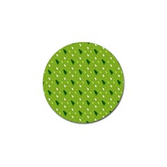 Green Christmas Tree Background Golf Ball Marker (10 Pack)