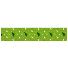 Green Christmas Tree Background Flano Scarf (small) by Nexatart