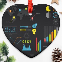 Graphic Table Symbol Vector Chart Ornament (heart) by Nexatart