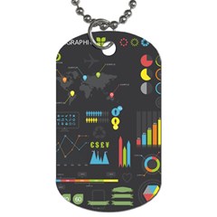 Graphic Table Symbol Vector Chart Dog Tag (two Sides)