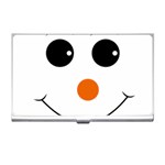 Happy Face With Orange Nose Vector File Business Card Holders Front