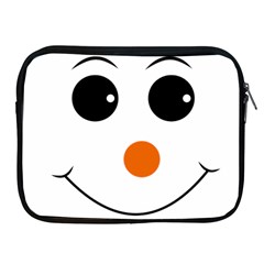 Happy Face With Orange Nose Vector File Apple iPad 2/3/4 Zipper Cases