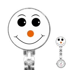 Happy Face With Orange Nose Vector File Stainless Steel Nurses Watch