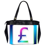 Icon Pound Money Currency Symbols Office Handbags (2 Sides)  Back